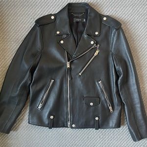 Men’s Coach Moto Leather Jacket